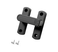 OOLA.DETAL Puerta ajustable resistente sin taladrar con adhesivo y montaje de tornillo para casas de alquiler, cierres de seguridad