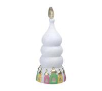 OOLA.DETAL Ramadans Eid Home Decorations - Caja de almacenamiento para joyas, diseño de torre de mezquita dorada y blanca, decoración islámica, Eid Mubaraks