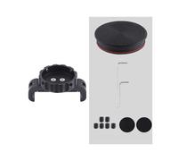 OOLA.DETAL Soporte de bicicleta para instalación, soporte antirrobo, montaje seguro, diseño de metal ABS