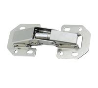 OOLA.DETAL Sujetadores de puerta de armario de montaje sin taladrar con sistemas de amortiguación de cierre suave, junta de metal fuerte para armario