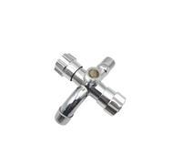 OOLA.DETAL Unidad de regulación de agua, junta de 3 vías con modificación de ángulos, diseños eficaces, juntas de grifo de baño para