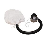 oomvarmer Sistema de extracción de virutas 1200w colector Polvo para Taller Sierra de Mesa y carpintería portátil Extractor Obra aspiradora Madera con Bolsa Filtro Manguera Industrial