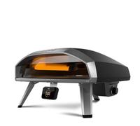 Ooni Koda 2 Pro 18" Horno de Pizza a Gas - Negro/Gris - Portátil con 2 Zonas de Cocción - Perfecto para Pizza Napolitana en 60 Segundos (30 mBar)
