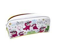 OonMan Estuche para lápices con diseño de panda de gran capacidad, bolsa de almacenamiento de papelería, 02, Red, A