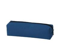 OonMan Estuche para lápices de tela Oxford de doble capa, gran capacidad, portátil, con doble cremallera, bolsa de papelería, Blue, A