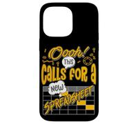 Oooh! This Calls For A New Spreadsheet Hilarious Accountant Carcasa para iPhone 14 Pro MAX