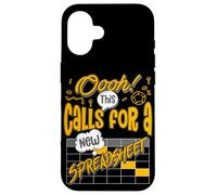 Oooh! This Calls For A New Spreadsheet Hilarious Accountant Carcasa para iPhone 16