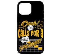 Oooh! This Calls For A New Spreadsheet Hilarious Accountant Carcasa para iPhone 16 Pro MAX