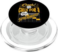 Oooh! This Calls For A New Spreadsheet Hilarious Accountant PopSockets PopGrip para MagSafe
