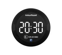 OOONO P-DISC NO2 - Disco de estacionamiento electrónico con autorización para el coche - Disco de estacionamiento digital automático eléctrico con autorización de KBA según StVO - Parquímetro
