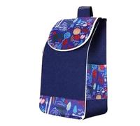 OOPDNEGAK 34L Bolsa De Tela Portátil para Carrito De Compras - Bolsa De Almacenamiento De Compras De Tela Oxford Plegable E Impermeable, Bolsas De La Compra Reutilizables(E)