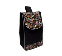 OOPDNEGAK 34L Bolsa De Tela Portátil para Carrito De Compras - Bolsa De Almacenamiento De Compras De Tela Oxford Plegable E Impermeable, Bolsas De La Compra Reutilizables(D)