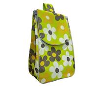 OOPDNEGAK 34L Bolsa De Tela Portátil para Carrito De Compras - Bolsa De Almacenamiento De Compras De Tela Oxford Plegable E Impermeable, Bolsas De La Compra Reutilizables(A)