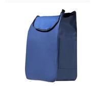 OOPDNEGAK 40L Bolsas para Carrito Compra, Bolso Reemplazo De La Carrito De Compras Plegable, Bolsa Almacenamiento Reutilizable Impermeable Tela Oxford con Bolsillos Laterales(E)