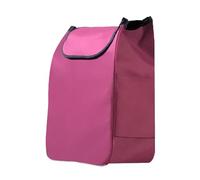 OOPDNEGAK 40L Bolsas para Carrito Compra, Bolso Reemplazo De La Carrito De Compras Plegable, Bolsa Almacenamiento Reutilizable Impermeable Tela Oxford con Bolsillos Laterales(F)