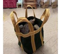 OOPDNEGAK Bolsa De Elevación Reutilizable - Bolsa De Elevación con Eslinga De Nailon, Bolsa De Vela Tejida para Montacargas con Plataforma De Grúa, Bolsa Resistente Y Resistente(50x80cm)