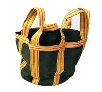 OOPDNEGAK Bolsas De Lona Gruesa - Red De Elevación Colgante, Bolsa De Carga Reutilizable con Eslinga De Nailon, Bolsa De Seguridad para Muelles Resistente A Desgarros(100X100X100CM/Load 2t)
