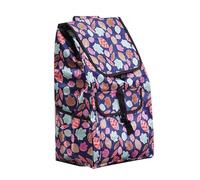 OOPDNEGAK Bolsas De Reemplazo Portátiles Oxford - 47L Bolsa De Repuesto per Carrito De Mano De Gran Capacidad, Bolsas De La Compra Reutilizables con Bolsillos Laterales 35X23X58CM(A)