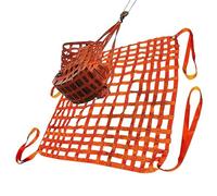 OOPDNEGAK Correas De Seguridad para Redes De Elevación, Red De Elevación De Eslinga De Nailon Plana, Red De Carga Elástica Ajustable, Correas De Manipulación De Materiales(2 X 2M/Mesh/15cm/Load 2t)