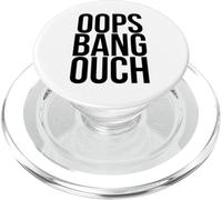 Oops Bang Ouch (Declaración Divertida y Torpe) PopSockets PopGrip para MagSafe
