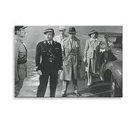 OOPS Cuadro Lienzo fotograma Casablanca sobre Bastidor de Madera (40x30)