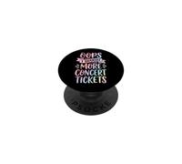 Oops I Bought More Concert Tickets Grupo Musical Música PopSockets PopGrip Adhesivo