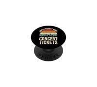 Oops I Bought More Concert Tickets Grupo Musical Música PopSockets PopGrip Adhesivo