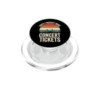 Oops I Bought More Concert Tickets Grupo Musical Música PopSockets PopGrip para MagSafe