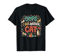 Oops! I Got Another Cat - Divertido Amante de los Gatitos Retro para Hombres Cat Dad Camiseta