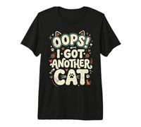 Oops! I Got Another Cat Fun Kitten Lover Retro Mujeres Gato Mamá Camiseta Premium