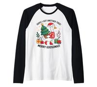 Oops I Got Another Tree Merry Goosemas Camiseta Manga Raglan