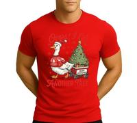 Oops I Got Another Tree Merry Goosemas Gans | Navidad Christmas X-Mas Camiseta para hombre, rojo, M