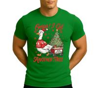 Oops I Got Another Tree Merry Goosemas Gans | Navidad Christmas X-Mas Camiseta para hombre, verde, XL