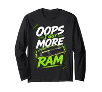 Oops, I Got More Ram - PC Funny Gamer Computer Graphic Manga Larga