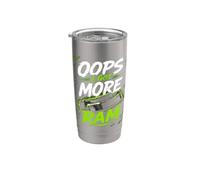 OOPS, I Got More Ram - PC Funny Gamer Computer Graphic Vaso térmico de acero inoxidable de doble pared