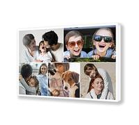 OOPS ORIGINALOOPS.COM, Lienzo collage personalizado con tus fotos. De 2 a 13 fotos, varios tamaños. Regalo personalizado. (120x80, 5 fotos - Rectangular)