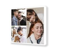 OOPS ORIGINALOOPS.COM, Lienzo collage personalizado con tus fotos. De 2 a 13 fotos, varios tamaños. Regalo personalizado. (70x70, 3 fotos - Cuadrado)