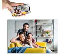 OOPS ORIGINALOOPS.ES Cuadro personalizado con tu foto. Impresión en foto lienzo sobre bastidor de madera de pino (90x60)