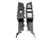 OOPUHKSY 2 Cubiertas Interiores Panel Interruptores Ventana Manija Puerta Delantera Izquierda Derecha Volante Izquierda Derecha Para Serie 6 GT G32 2017-2022(RHD 2PCS-Carbon)