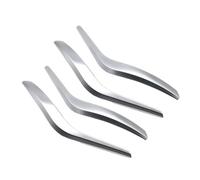 OOPUHKSY Accesorios Para Autos - Embellecedor De La Cubierta Del Tirador De La Puerta Izquierda/Derecha Para X1 E84 2011 2012 2013 2014 2015(Silver 4PCS)