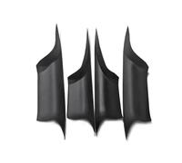OOPUHKSY Embellecedor Cubierta Protectora Tirador Manija Interior Puerta Para Serie 7 F01 2009 2010 2011 2012 2013 2014 2015 730 740 750 760(4pcs Matt Black)