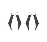 OOPUHKSY Embellecedor De Fibra Carbono Panel Interior Manija Puerta Del Coche Para X3 X4 Ix3 G01 G02 2017 2018 2019 2020 2021 2022 2023(Black 1 Set)