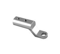 OOPUHKSY para Suzuki Espejo Retrovisor Expansor Soporte Adaptador Soporte Accesorios De Motocicleta Montaje(Plata)