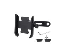 OOPUHKSY para Suzuki para Burgman AN125 AN200 AN400 AN650 Soporte para Teléfono Móvil De Motocicleta Navegador Espejo Manillar Accesorios De Soporte(Black Mirror Holder)