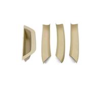 OOPUHKSY Para X3 X4 F25 F26 2010 2011 2012 2013 2014 2015 2016 2017 Cubierta De Manija Interior De Puerta Para Coche Con Volante A La Izquierda (LHD)(Beige-4pcs)