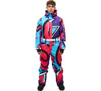 OOSC - Monos de esquí - Fresh Prince Men's Ski Suit Multi - Talla M - Azul Azul M