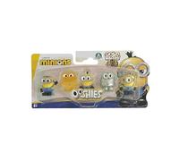 Ooshies Minions Collectibles - Paquete de 5 Adornos para lápices - Chance of Rare Limited Edition Gold Collector Pack - Mini Figuras para niños a Partir de 5 años, Accesorios Escolares, Rellenos de