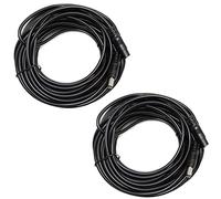 OOSSXX - Cable de red Ethernet de alta velocidad (2 unidades, 164 pies, PoE cable para cámara de seguridad IP PoE, NVR, ordenador, conmutador