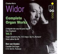 Oosten,Ben Van - Widor: Complete Organ Works, Vol. 6