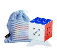 Oostifun M Pro V2 3x3x3 versión Insignia de los Rompecabezas del Cubo de la torsión Lisa del Rompecabezas del Cerebro Teaser 3x3 Cubos de Superficie Helada con un trípode y una Bolsa pequeña